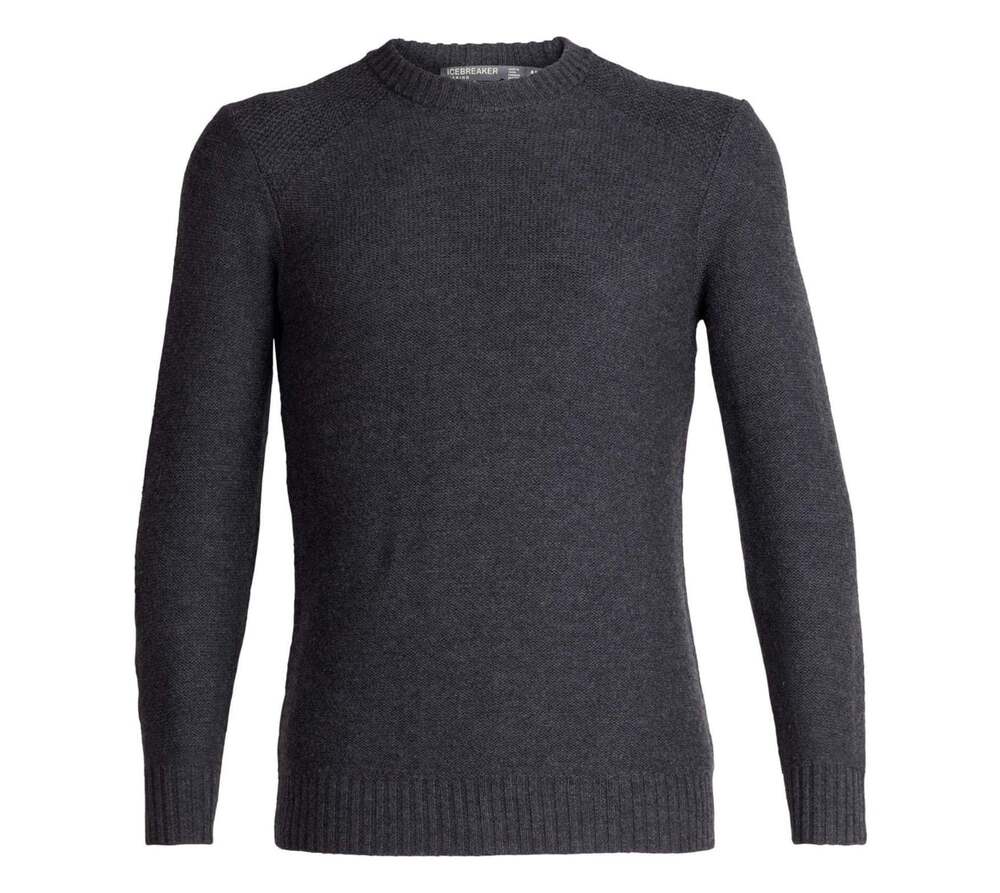 Icebreaker NWT Waypoint Crewe Sweater in Charcoal Gray Men's Size Small